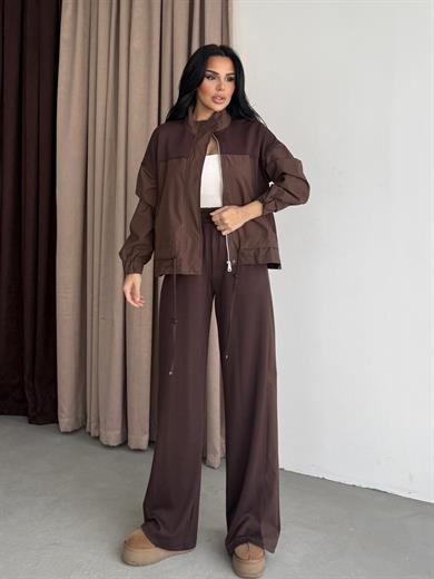Karsu Paraşüt Detaylı Spor Takım Kahve