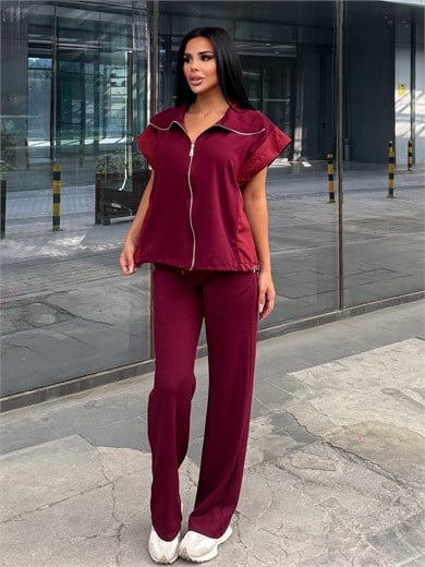 Kenza İkili Spor Takım Bordo