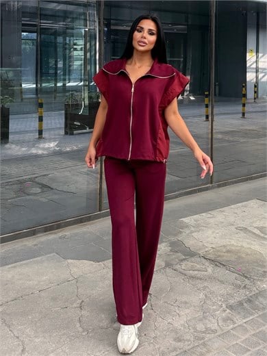 Kenza İkili Spor Takım Bordo