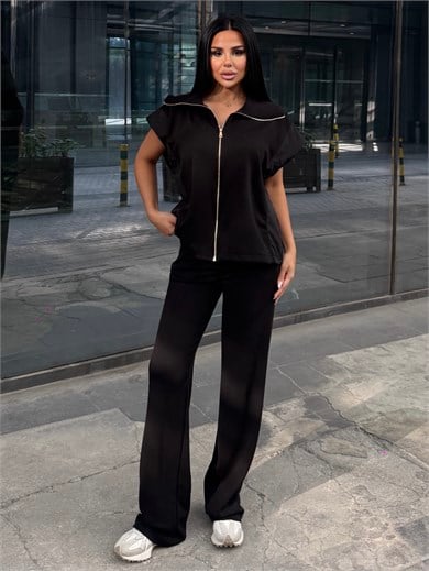 Kenza İkili Spor Takım Siyah