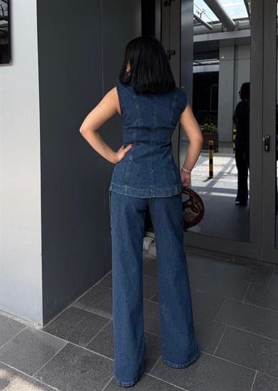 Lalins Tasarım. Denim Takım Lacivert