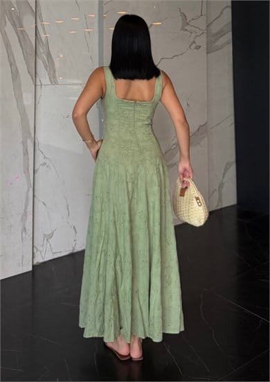 Manolya Tasarım Elbise Yeşil