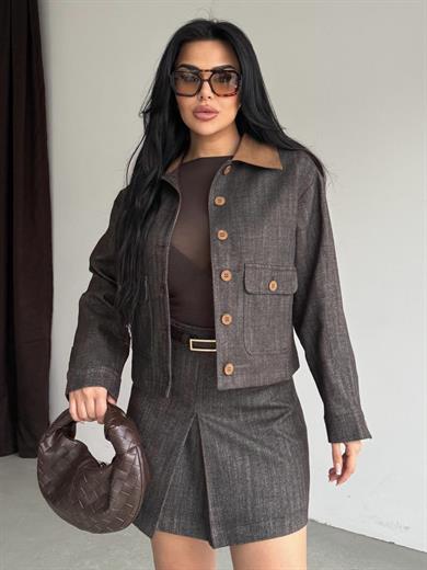 Mercan Etekli Takım Kahve