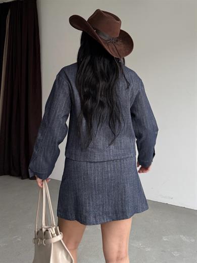 Mercan Etekli Takım Lacivert 