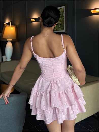Mina Tasarım Elbise Pembe
