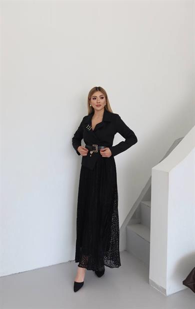 Nikol Tasarım Elbise Siyah