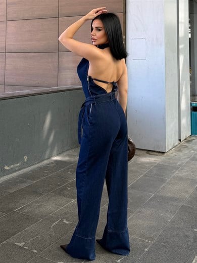Nilsa Denim Tulum Lacivert