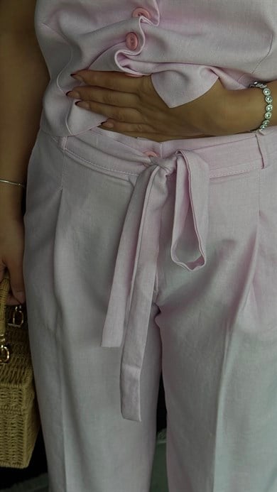 Olexa Yelekli Takım Pembe