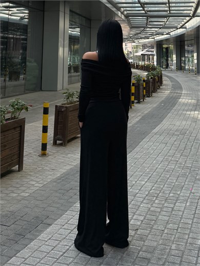 Pelie Üçlü Spor Takım Siyah