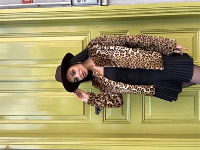 Pitta Leopar Kürk Ceket 