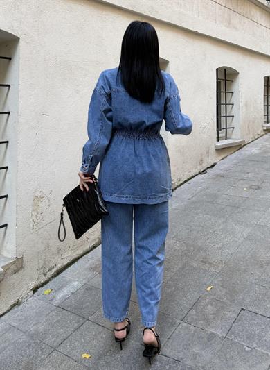 Pumpkin Denim Takım Mavi