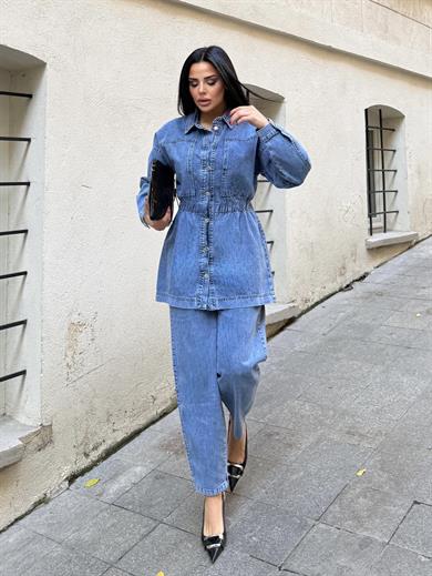 Pumpkin Denim Takım Mavi
