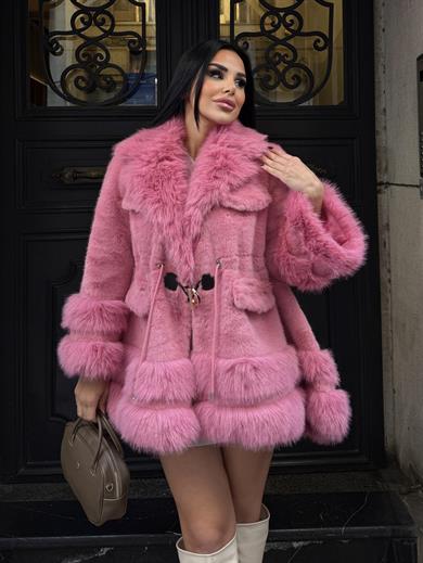 Pury İthal Kürk Pembe