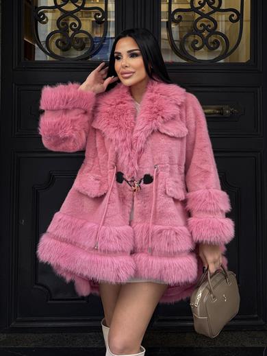 Pury İthal Kürk Pembe