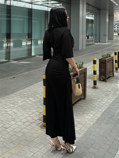 Retto Tasarım Etekli Takım Siyah