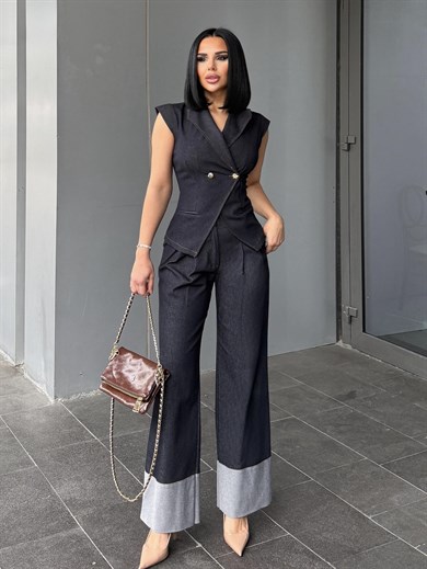 Rivas Tasarım Denim Takım Lacivert
