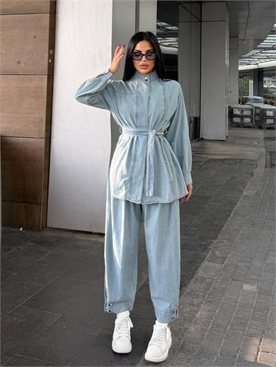Robert Denim Takım Açık Mavi