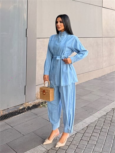 Robert Denim Takım Mavi
