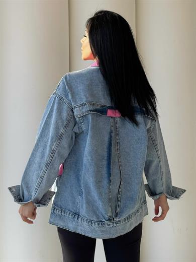 Roxy Paraşüt Detaylı Denim Ceket