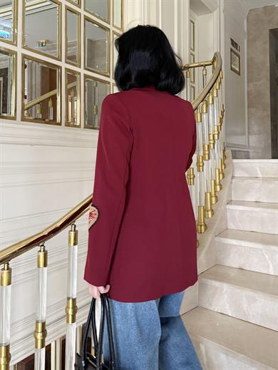 Rubia Tasarım Blazer Ceket Bordo