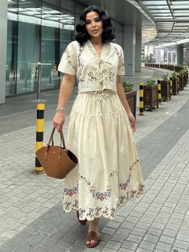 Salvo Etekli Takım Krem