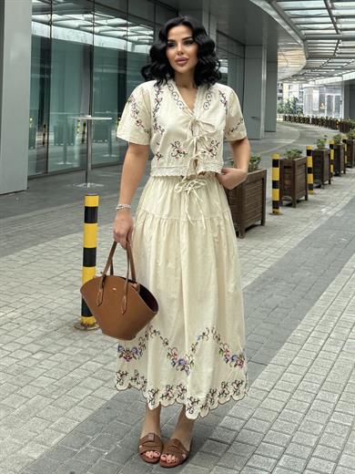 Salvo Etekli Takım Krem