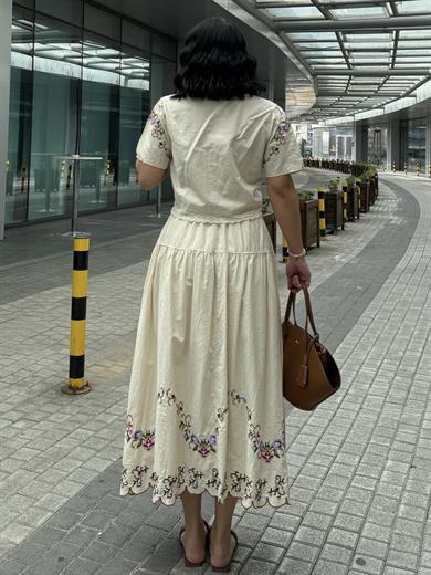 Salvo Etekli Takım Krem