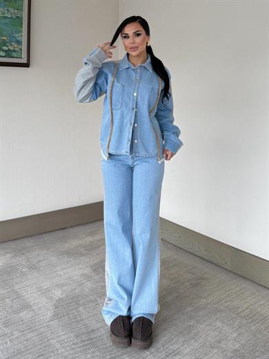 Scato Denim Takım Mavi