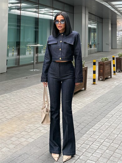Sezan Denim Takım Lacivert