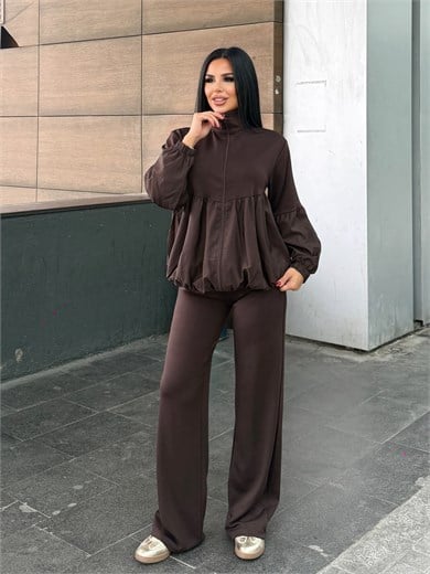 Slovas Paraşüt Detaylı Spor Takım Kahve