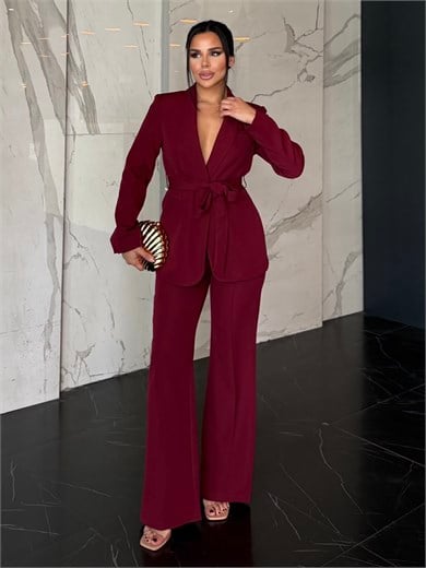 Soft İkili Takım Bordo