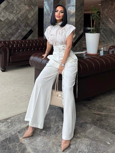 Turina İkili Tasarım Takım Beyaz