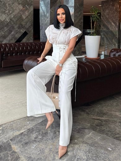 Turina İkili Tasarım Takım Beyaz