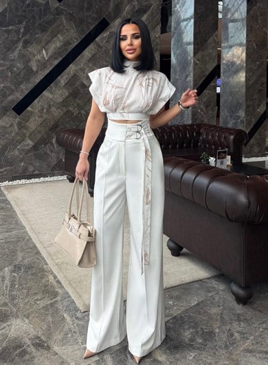 Turina İkili Tasarım Takım Beyaz