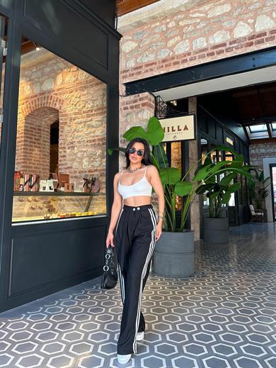 Valeri Bol Paça Pantolon Siyah