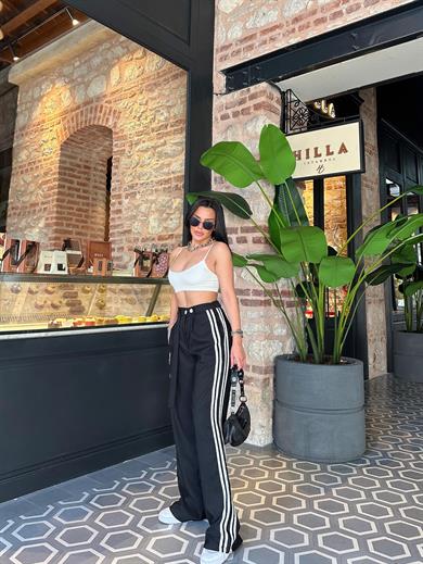 Valeri Bol Paça Pantolon Siyah