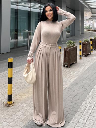 Worsa İkili Takım Bej