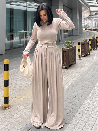 Worsa İkili Takım Bej