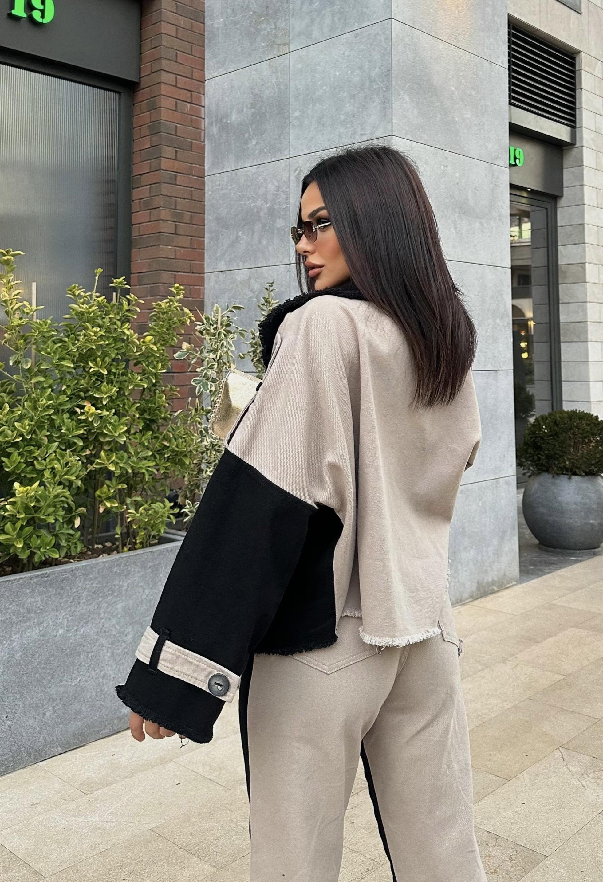 Arwen Trenç Crop Pantolon Takım Camel · 5