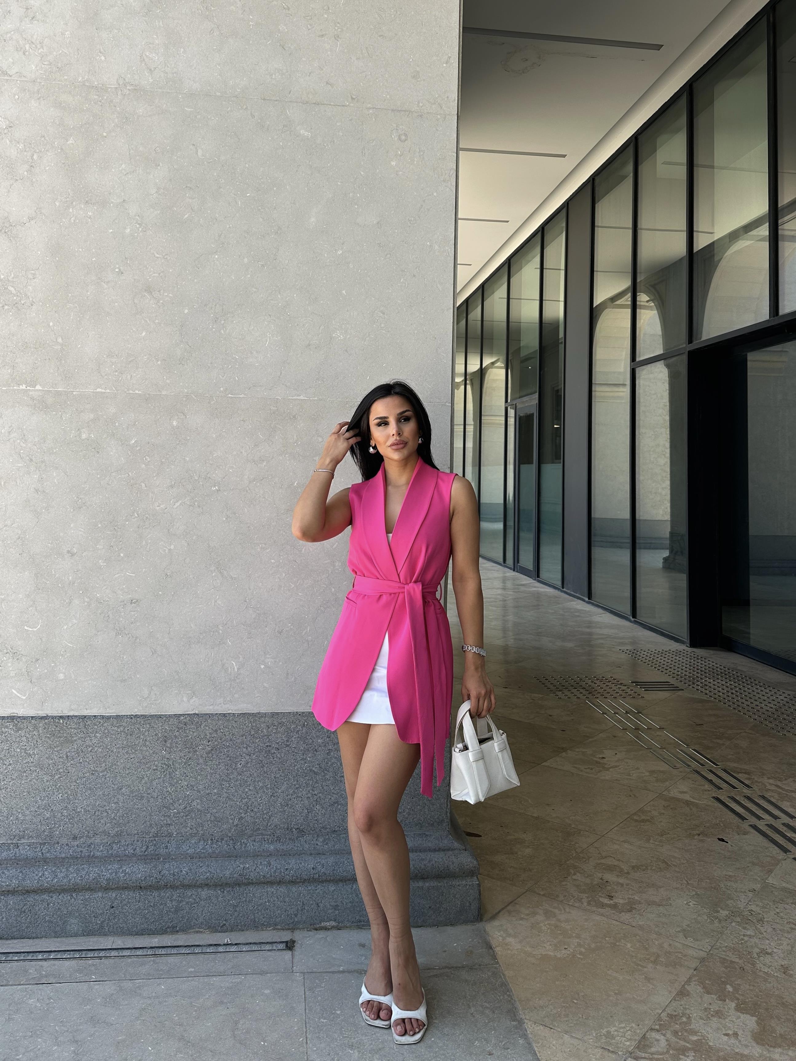 Ashly Yelek Fuşya