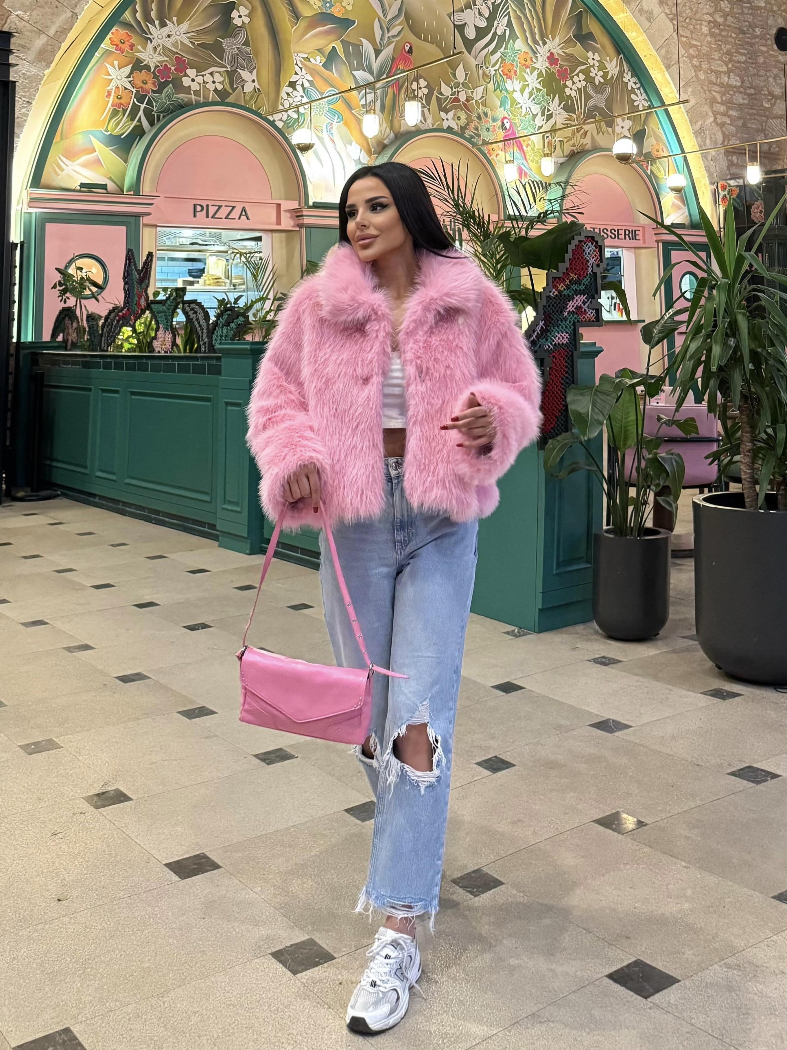 Cosy Kısa Suni  Kürk Şeker Pembe · 4