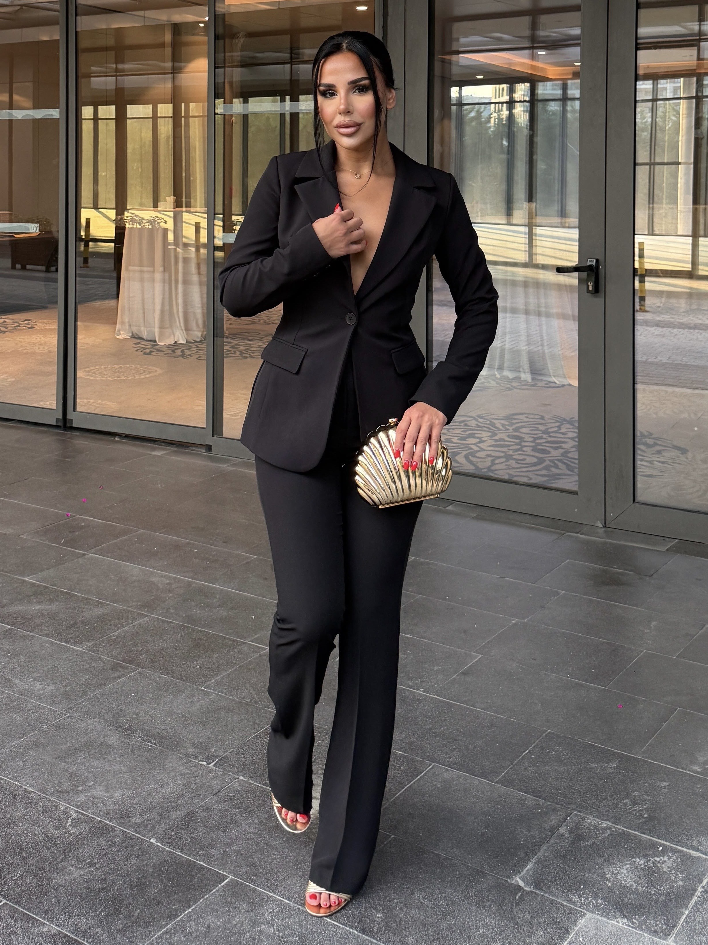 Doros İkili Takım Siyah