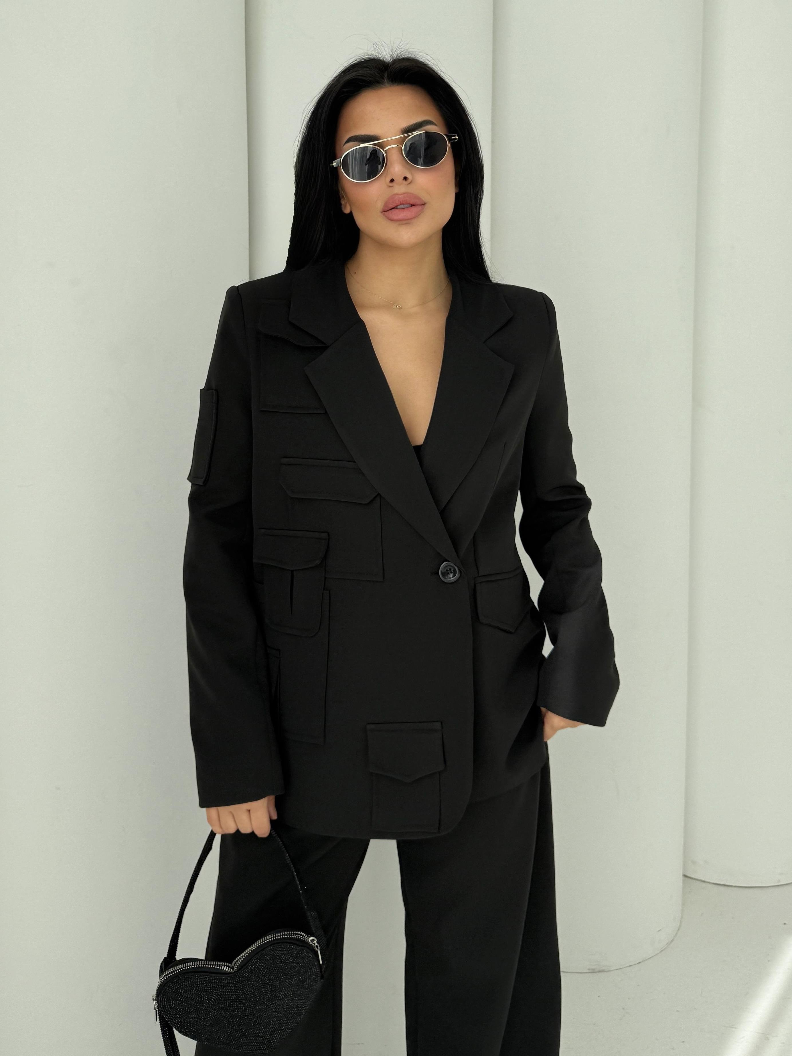 İndia Tasarım Blazer Ceket Siyah