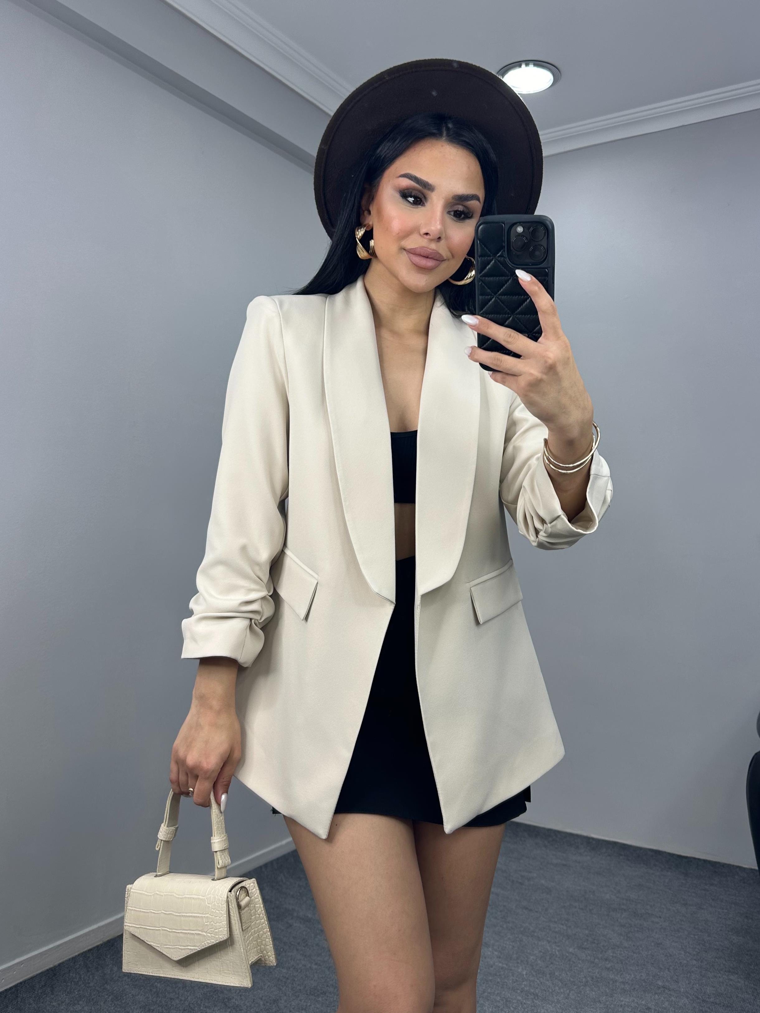 İsabelle Blazer Ceket Taş