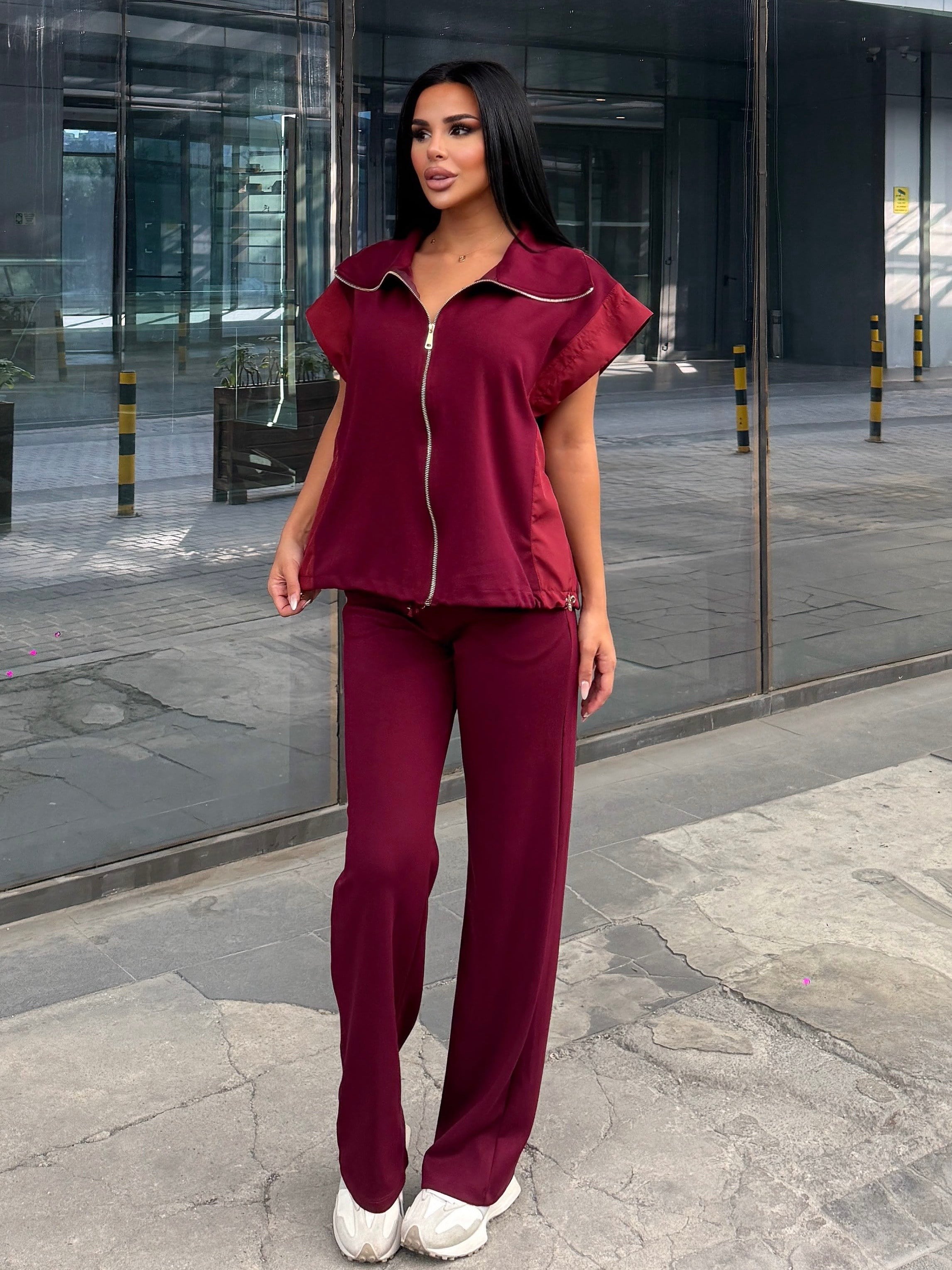 Kenza İkili Spor Takım Bordo
