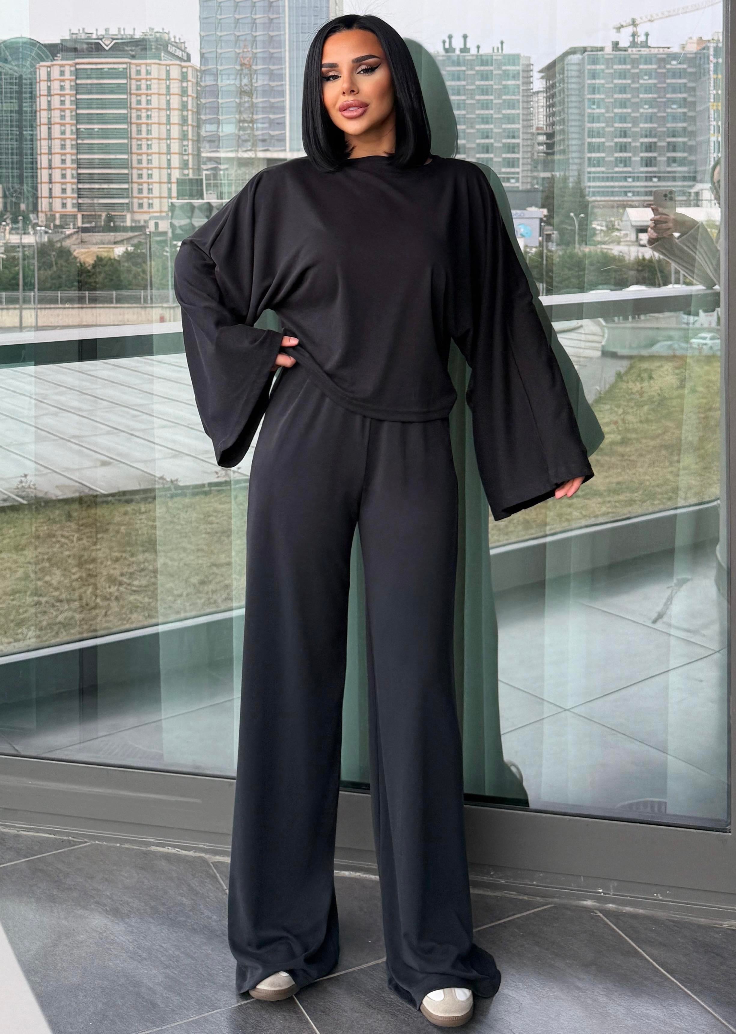 Kosiva İkili Modal Takım Siyah