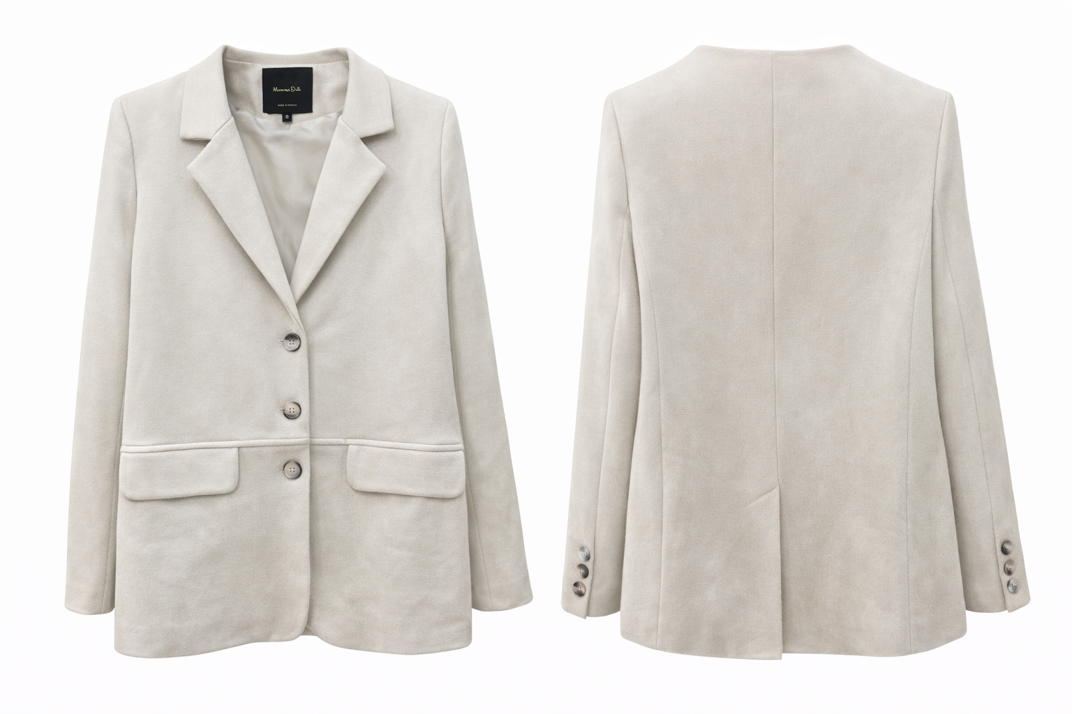 Masino Süet Blazer Ceket Bej