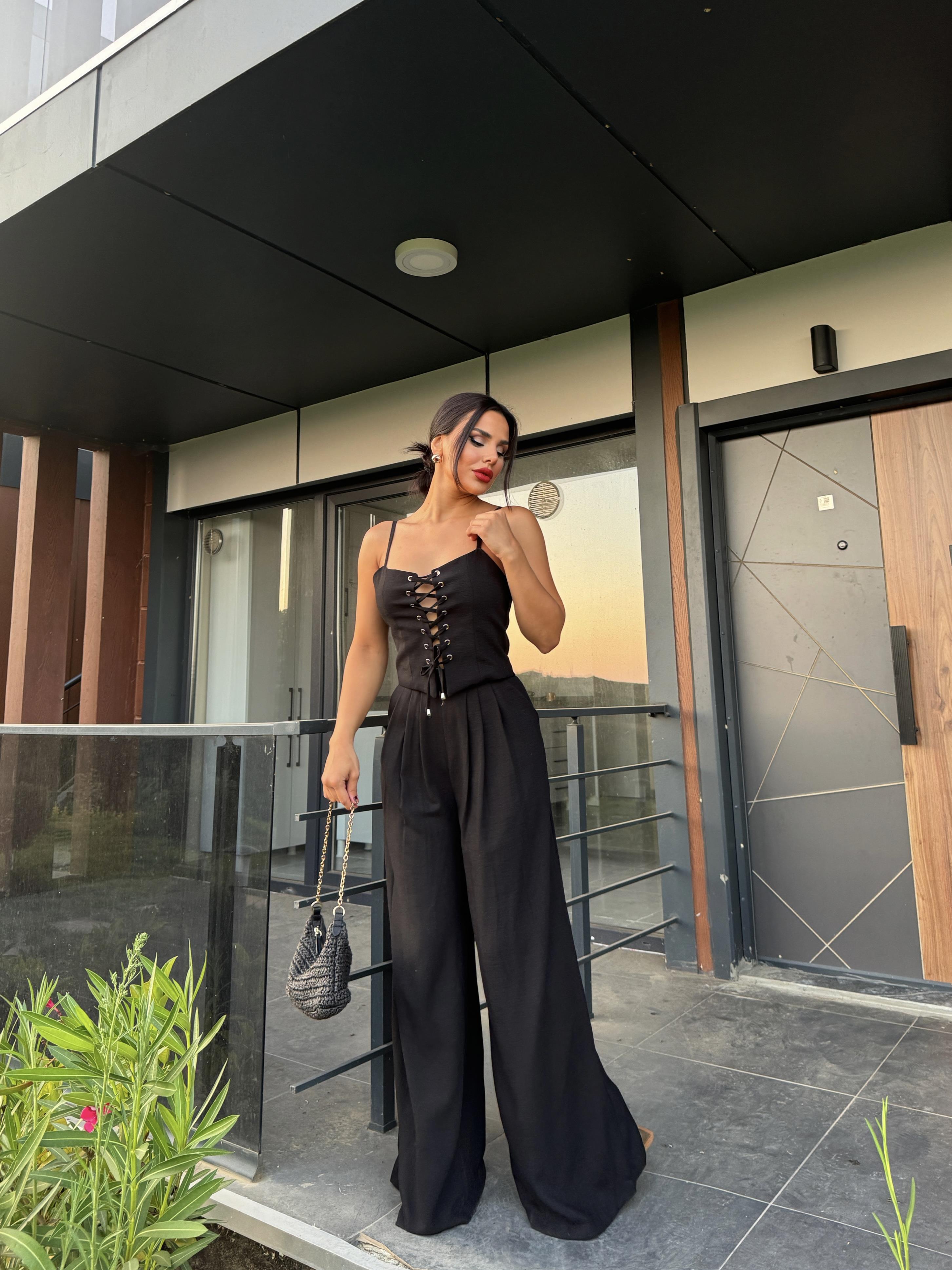 Mekenzi Crop Takım Siyah · 4