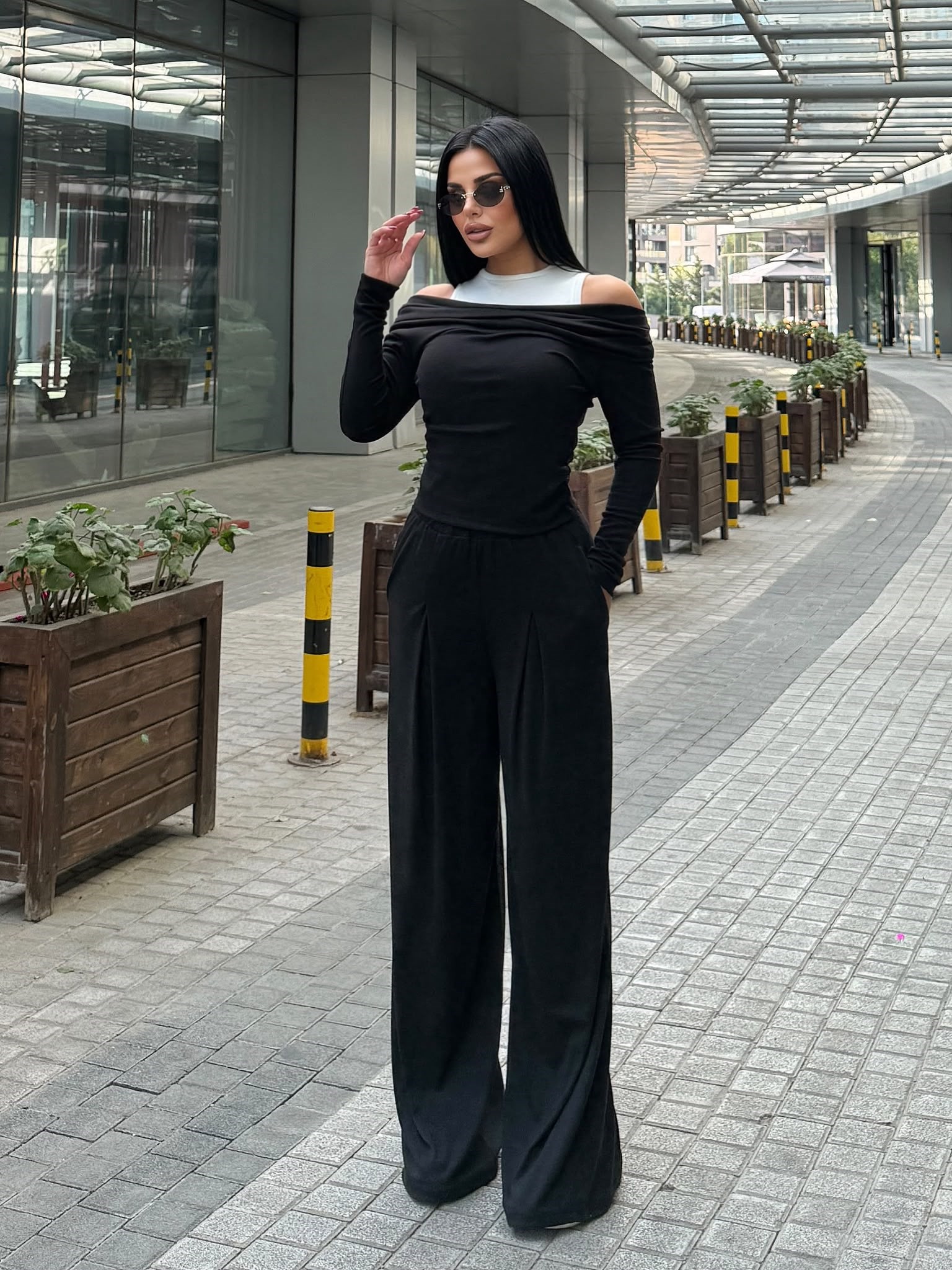 Pelie Üçlü Spor Takım Siyah