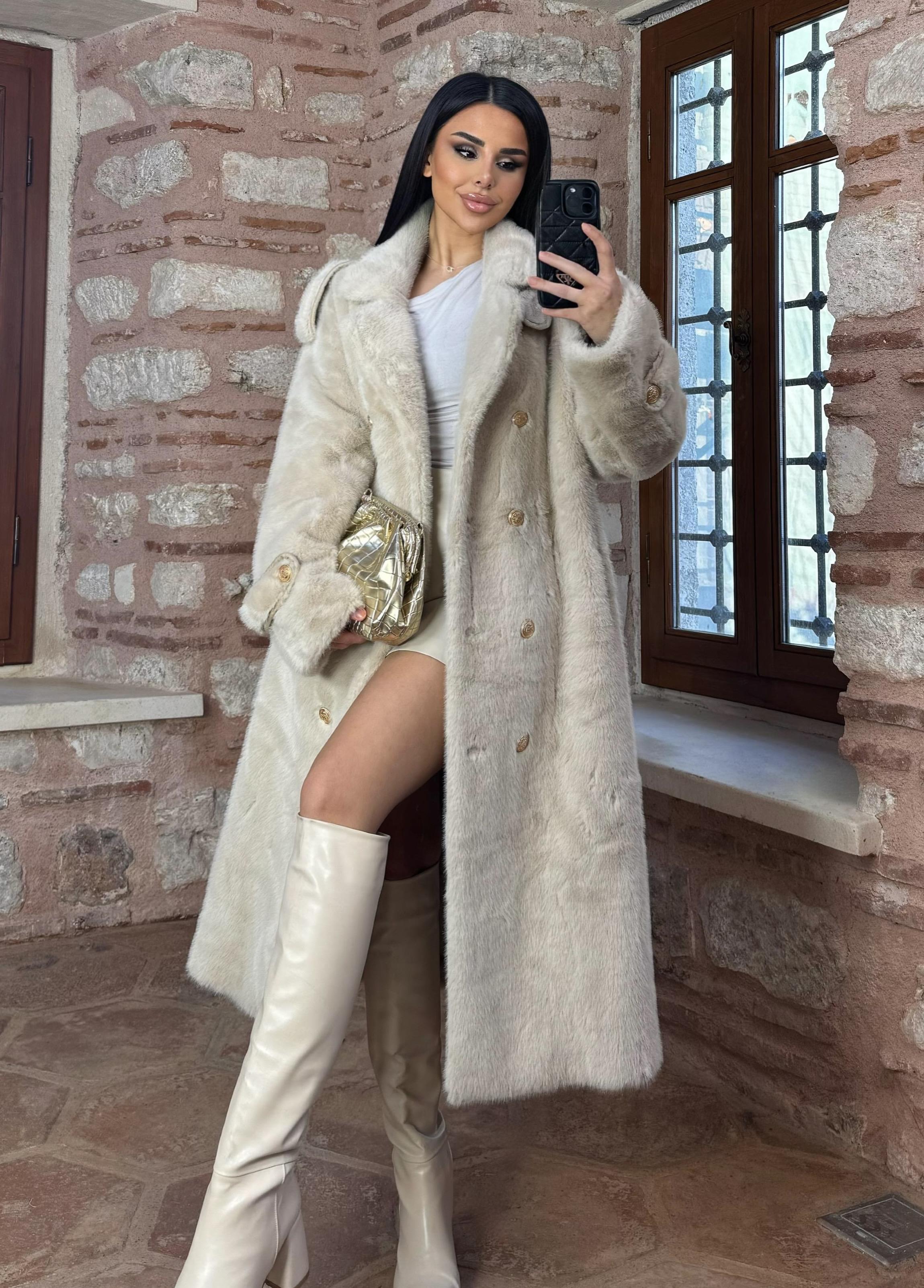 Pelux İthal Kürk Krem